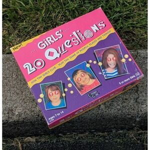 90s Y2K Girls 20 Questions Vintage 1996 Board Game University Games